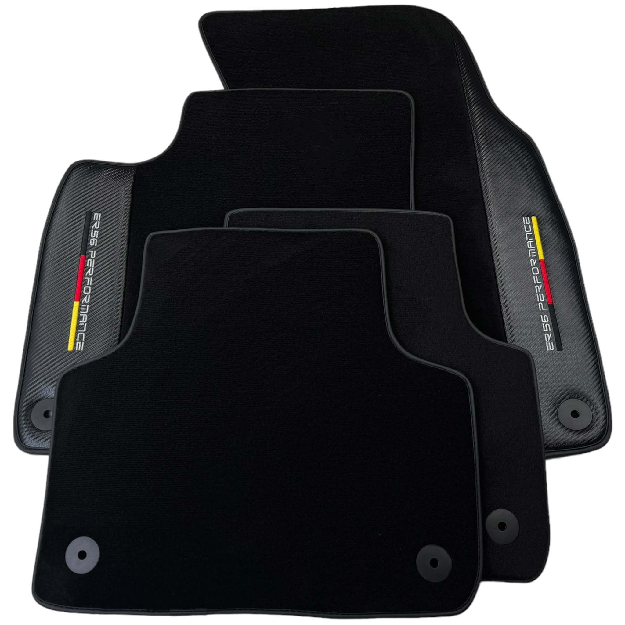 Black Floor Mats for Audi A5 - F5A Sportback (2017-2020) | ER56 Performance