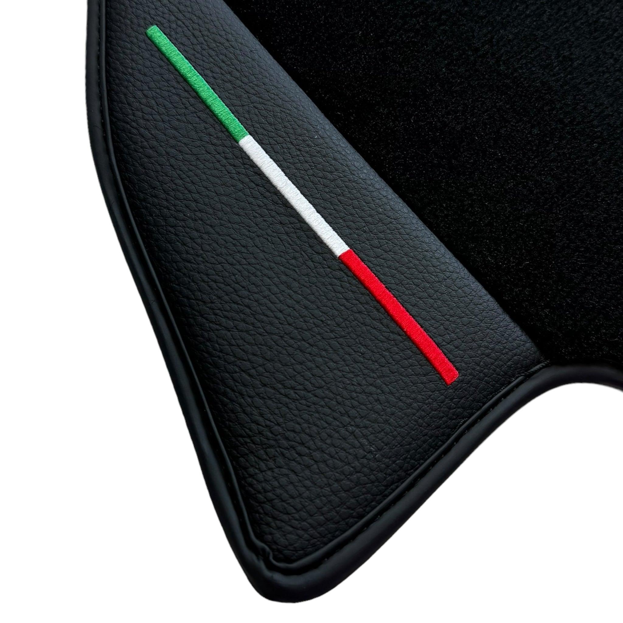 Floor Mats for Ferrari Testarossa (1984–1996) with Leather | Italy Edition - AutoWin