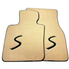 Beige Floor Mats for Mini Countryman F60 Hybrid (2020-2023) - AutoWin