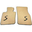 Beige Floor Mats for Mini Countryman F60 Hybrid (2020-2023) - AutoWin