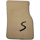 Beige Floor Mats for Mini Countryman F60 Hybrid (2020-2023) - AutoWin