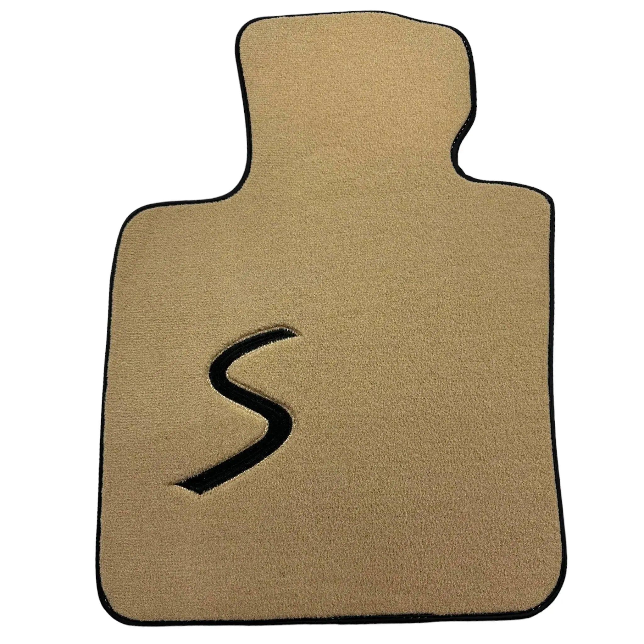 Beige Floor Mats for Mini Countryman F60 (2017-2023) - AutoWin