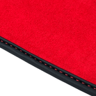 Black Floor Mats for Ferrari 296 GTS with Red Alcantara Borders | Italian Edition - AutoWin