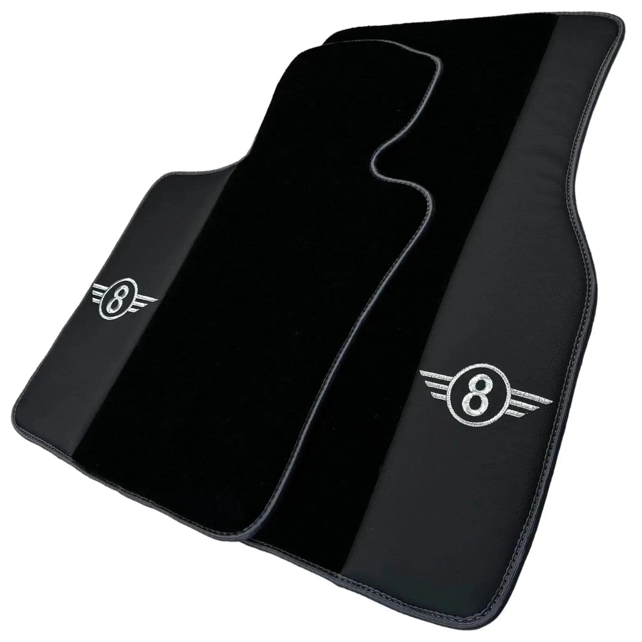 Black Floor Mats for Mini Clubman R55 (2007-2015) | Gray Trim - AutoWin