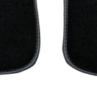 Black Floor Mats for Mini Countryman F60 (2017-2023) with Gray Trim - AutoWin