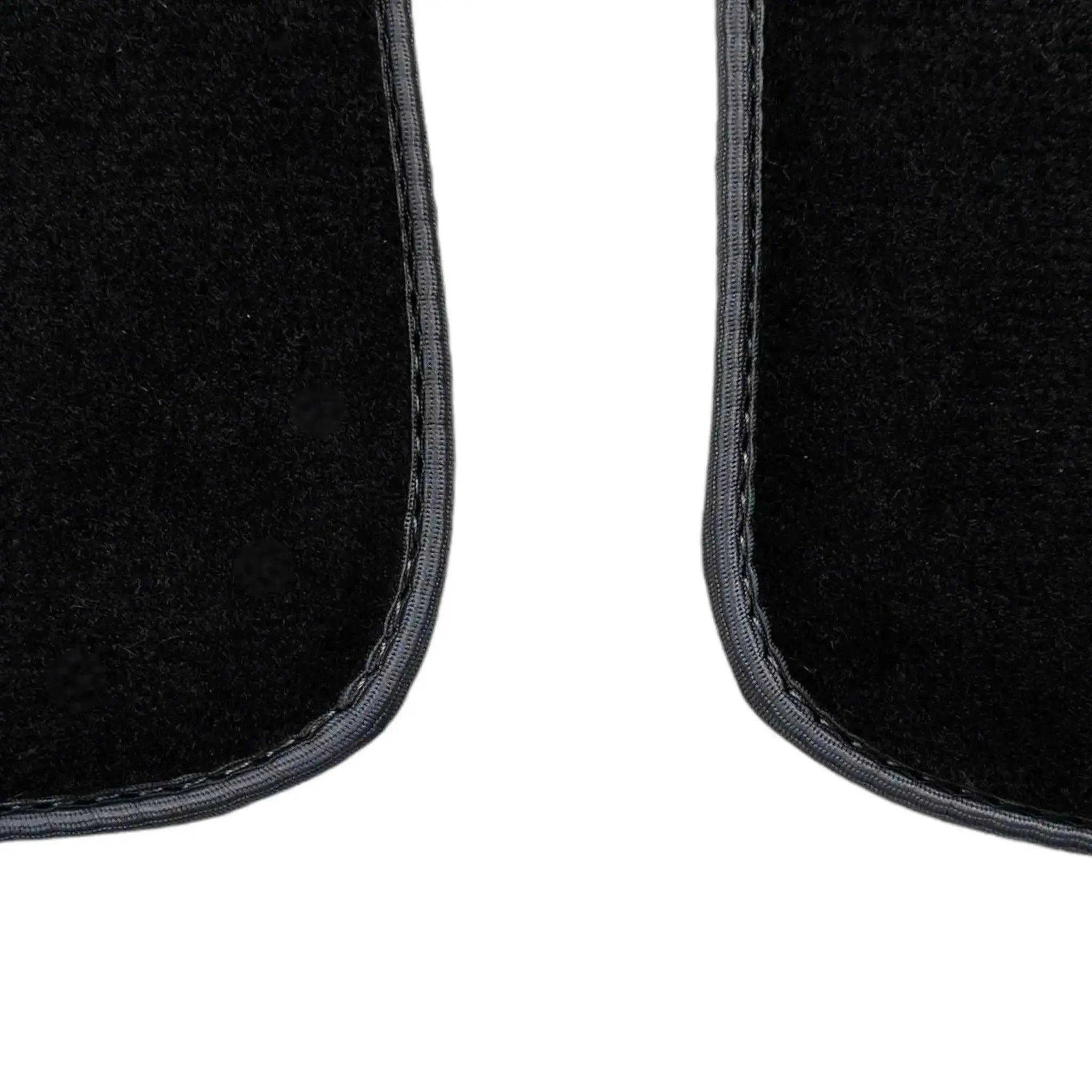 Black Floor Mats for Mini Countryman F60 (2017-2023) with Gray Trim - AutoWin