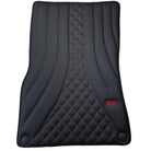 Black Leather Floor Mats For Mercedes Benz C-Class W206 Sedan (2021-2023) | ER56 Design - AutoWin