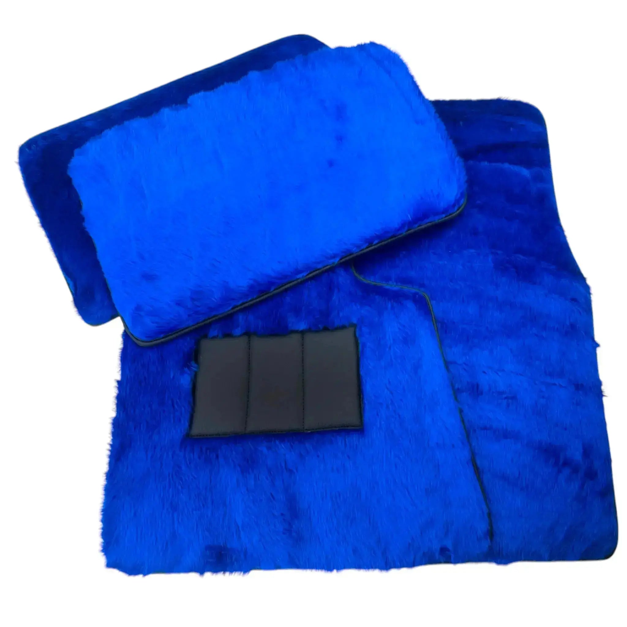 Blue Sheepskin Floor Mats for Rolls-Royce Cullinan (2018-2023)