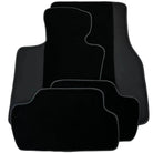 Customizable Black Floor Mats for Mini Cabrio R52 Convertible (2004-2009)