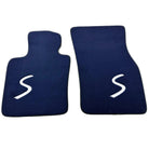 Dark Blue Floor Mats for Mini Cabrio R52 Convertible (2004-2009)