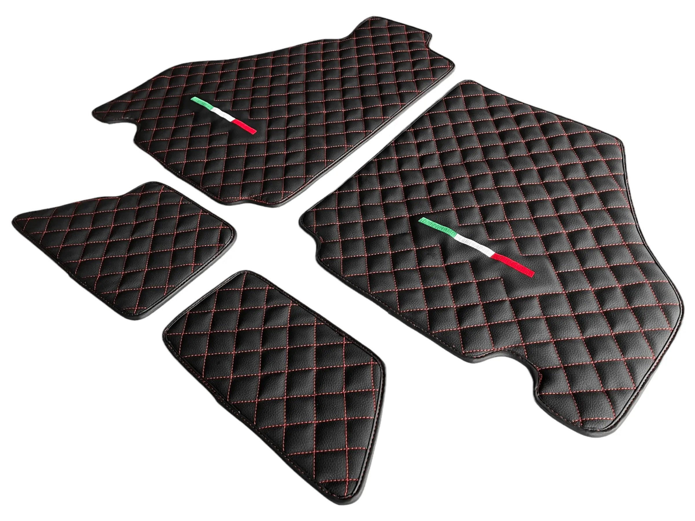 Floor Mats For Ferrari 360 2000-2008 Leather Autowin Brand - AutoWin