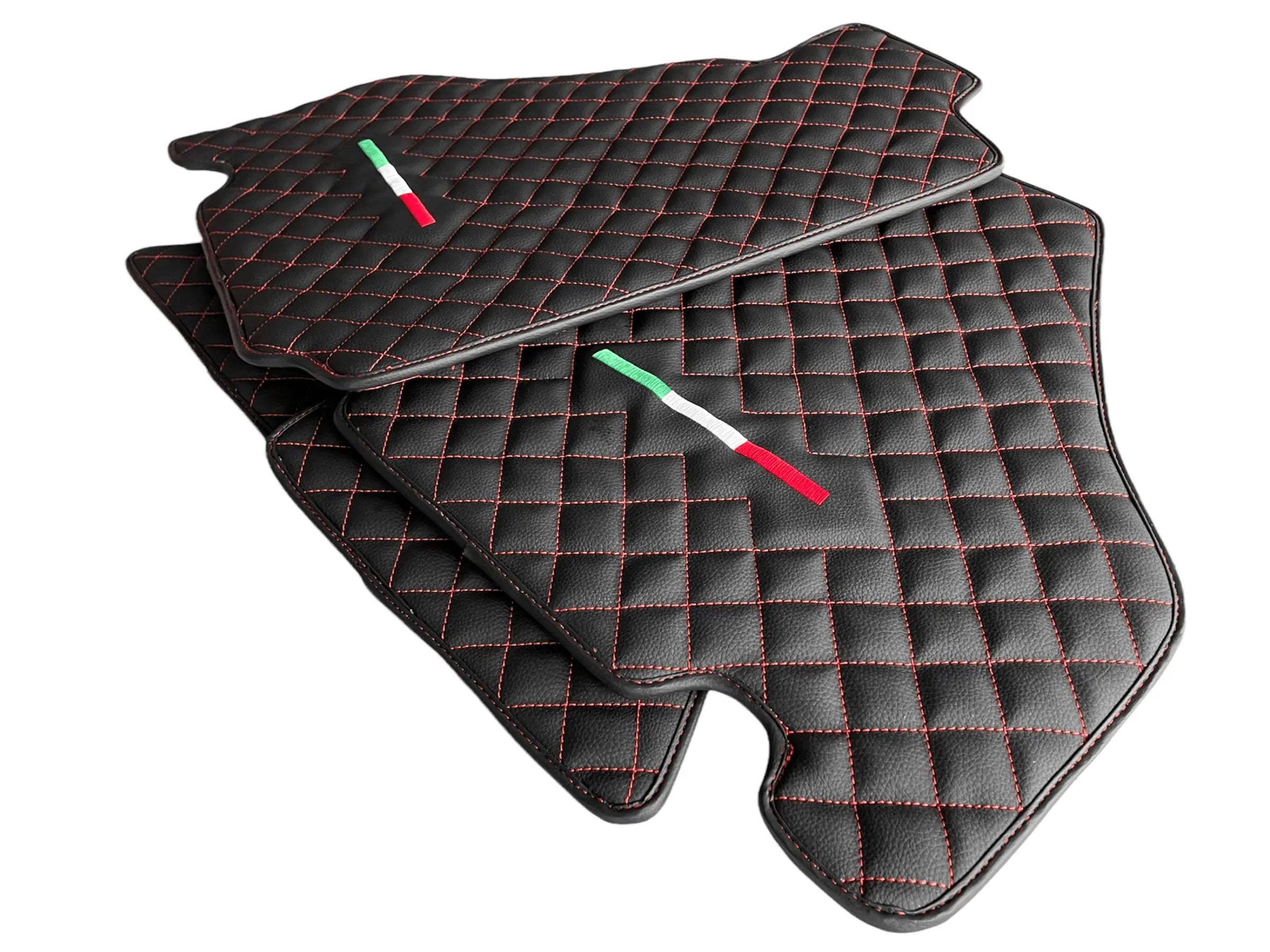 Floor Mats For Ferrari 360 2000-2008 Leather Autowin Brand - AutoWin