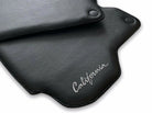 Floor Mats For Ferrari California Convertible 2008-2014 Carbon Fiber Leather - AutoWin