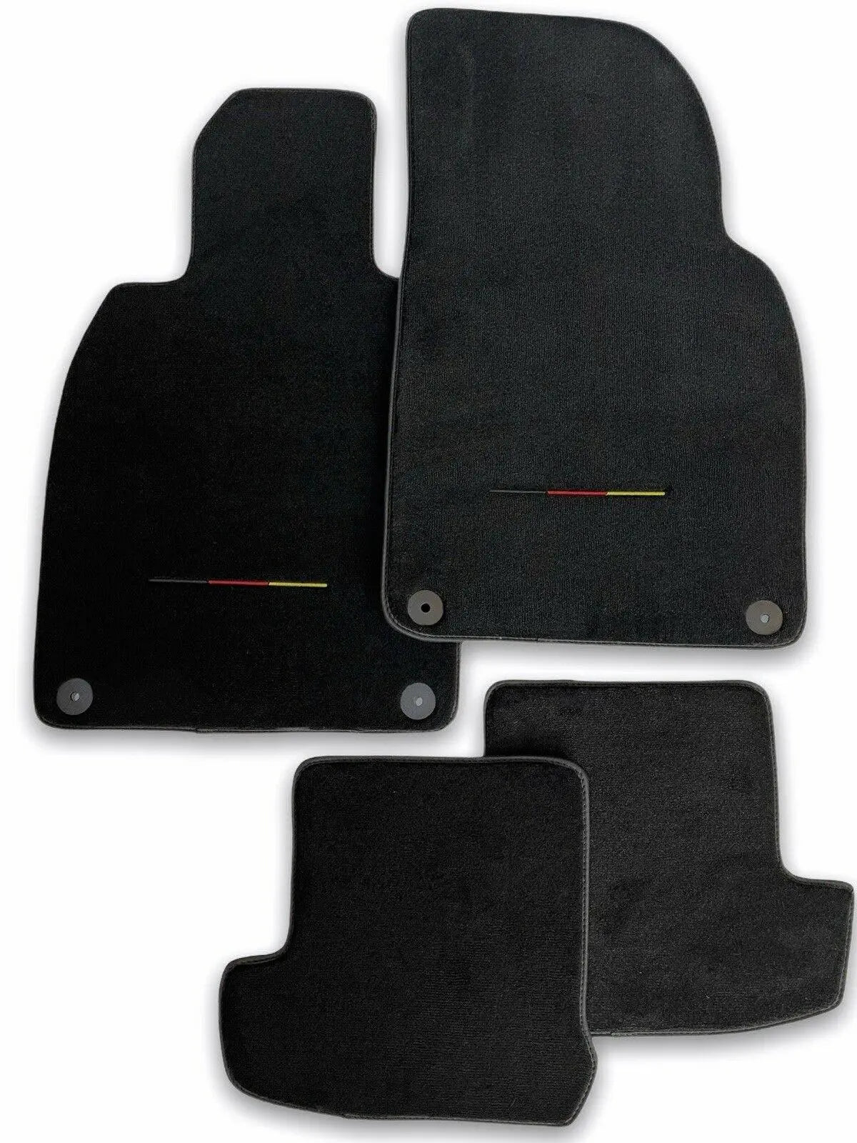 Floor Mats for Porsche Panamera 2009-2016 970 Exclusive Germany Flag AutoWin - AutoWin