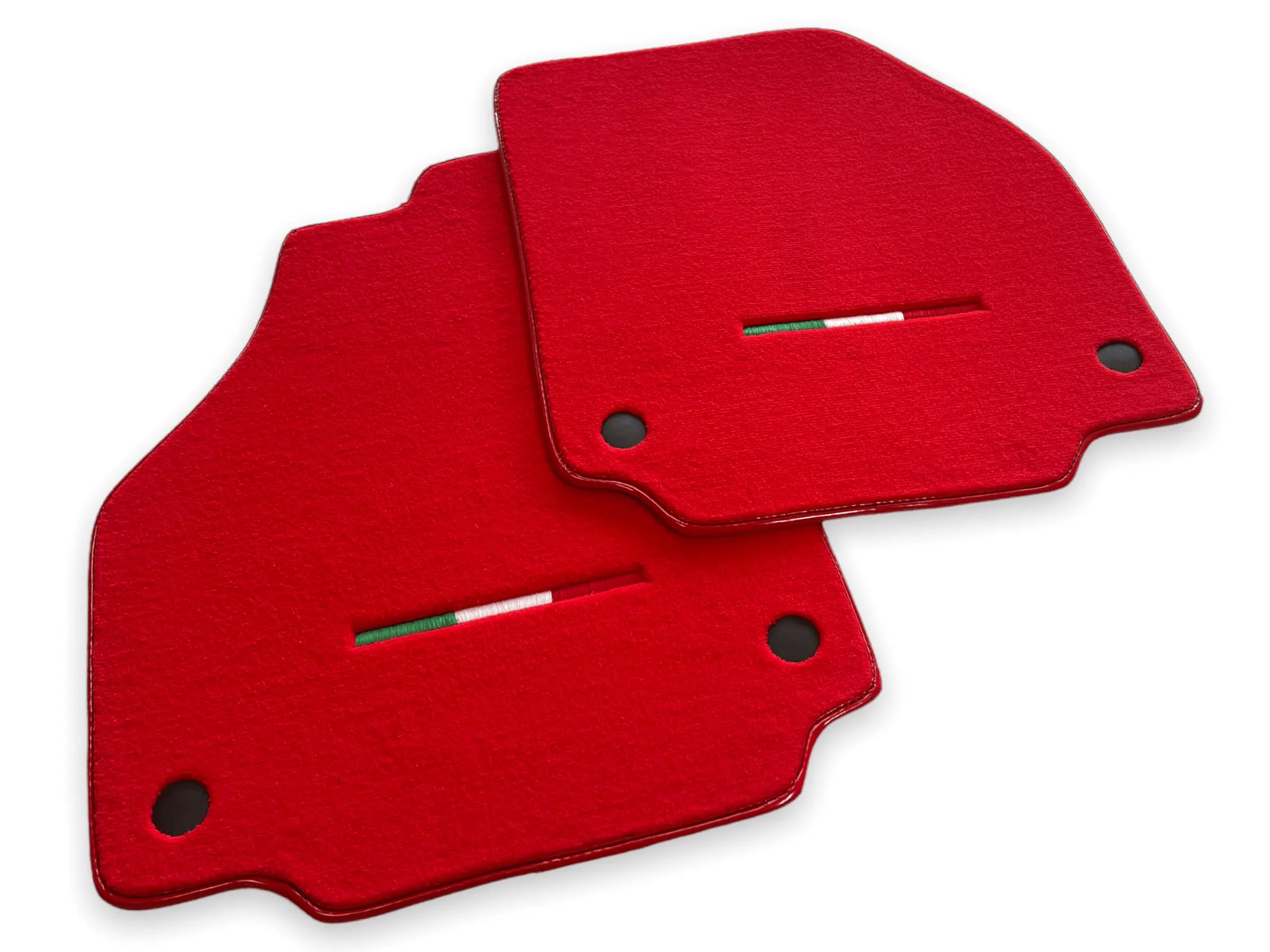 Mats For Ferrari 488 GTB 2015-2022 Red AutoWin Brand Italian Edition - AutoWin