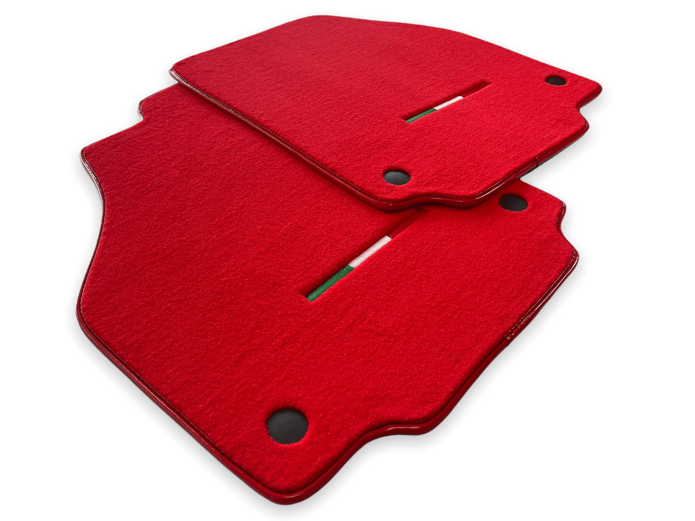 Mats For Ferrari 488 GTB 2015-2022 Red AutoWin Brand Italian Edition - AutoWin