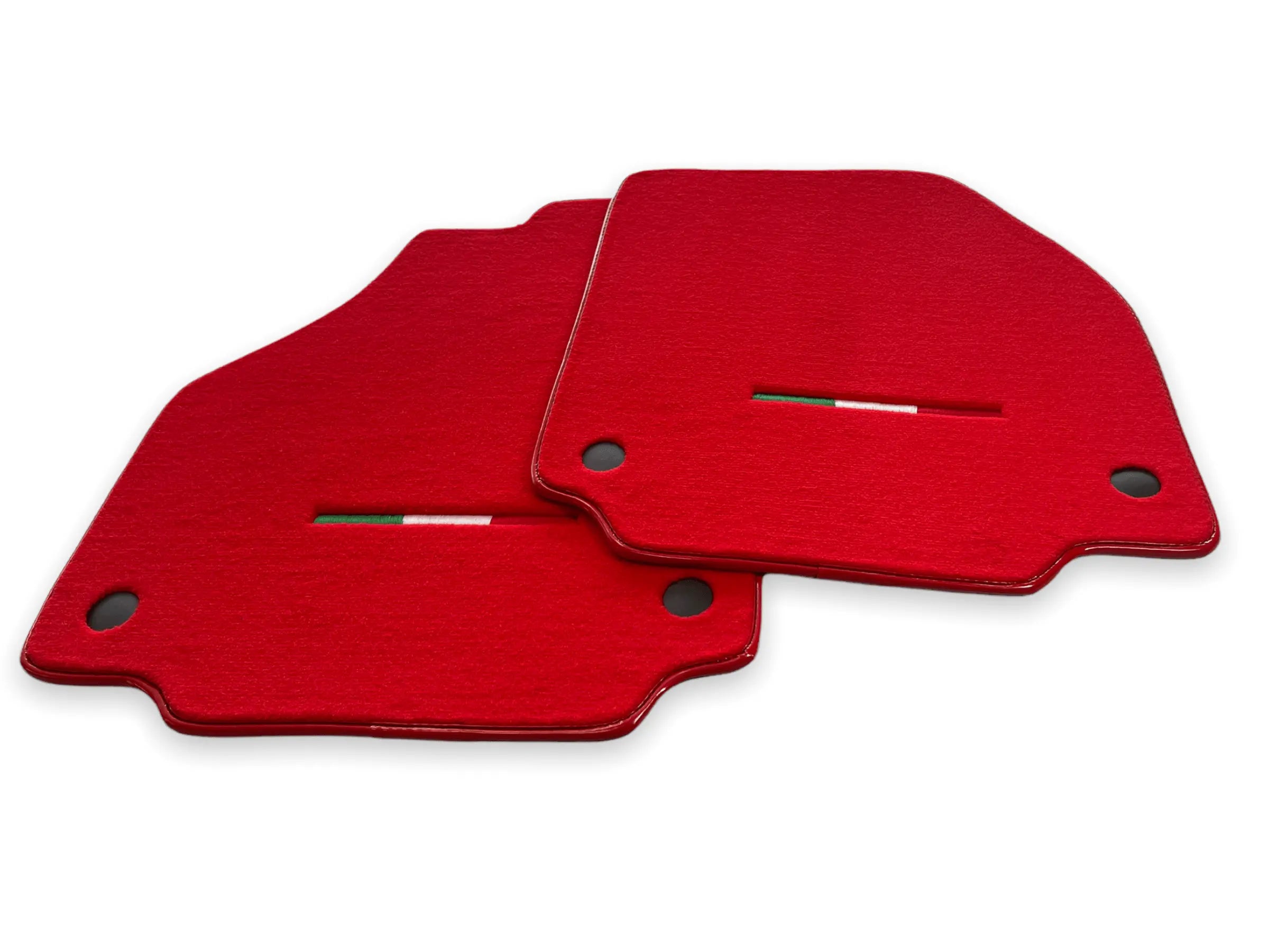 Mats For Ferrari 488 GTB 2015-2022 Red AutoWin Brand Italian Edition - AutoWin