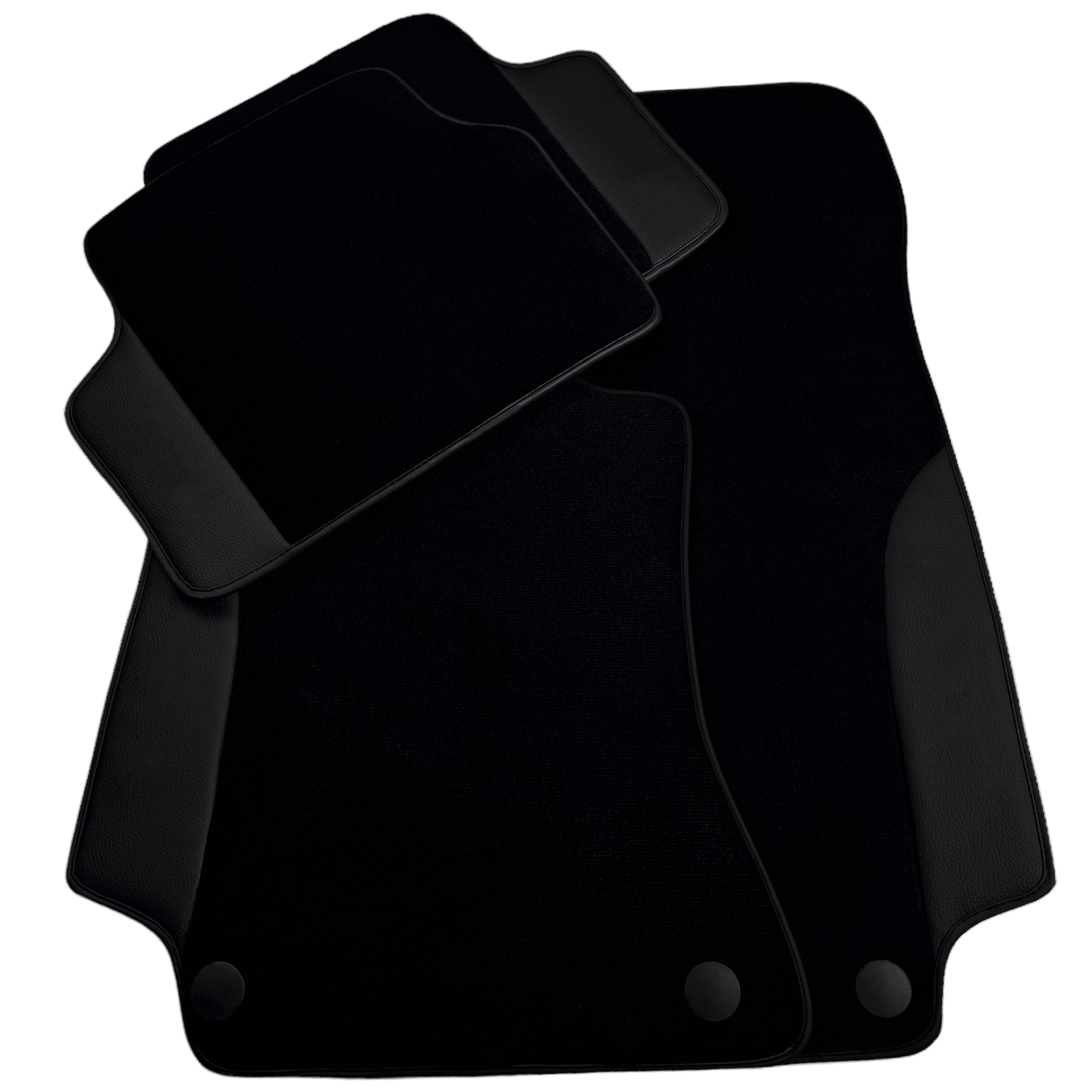 Customizable Black Floor Mats For Mercedes Benz C-Class C204 Coupe (2011-2015) 