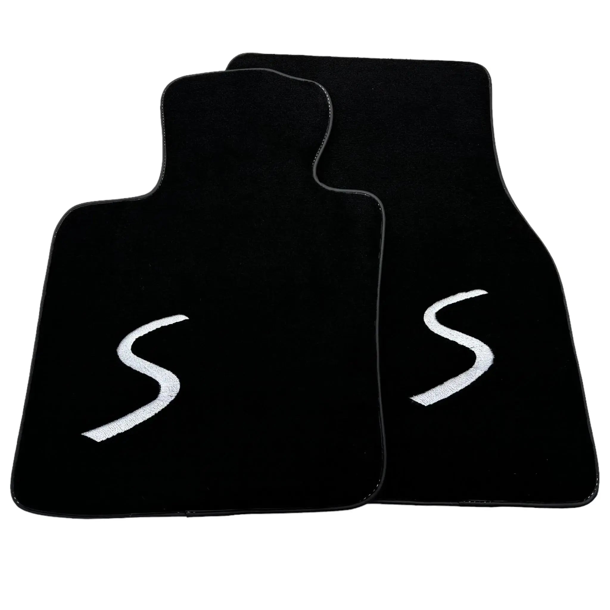 Black Floor Mats for Mini Cooper / One F55 5-Doors (2015-2023)