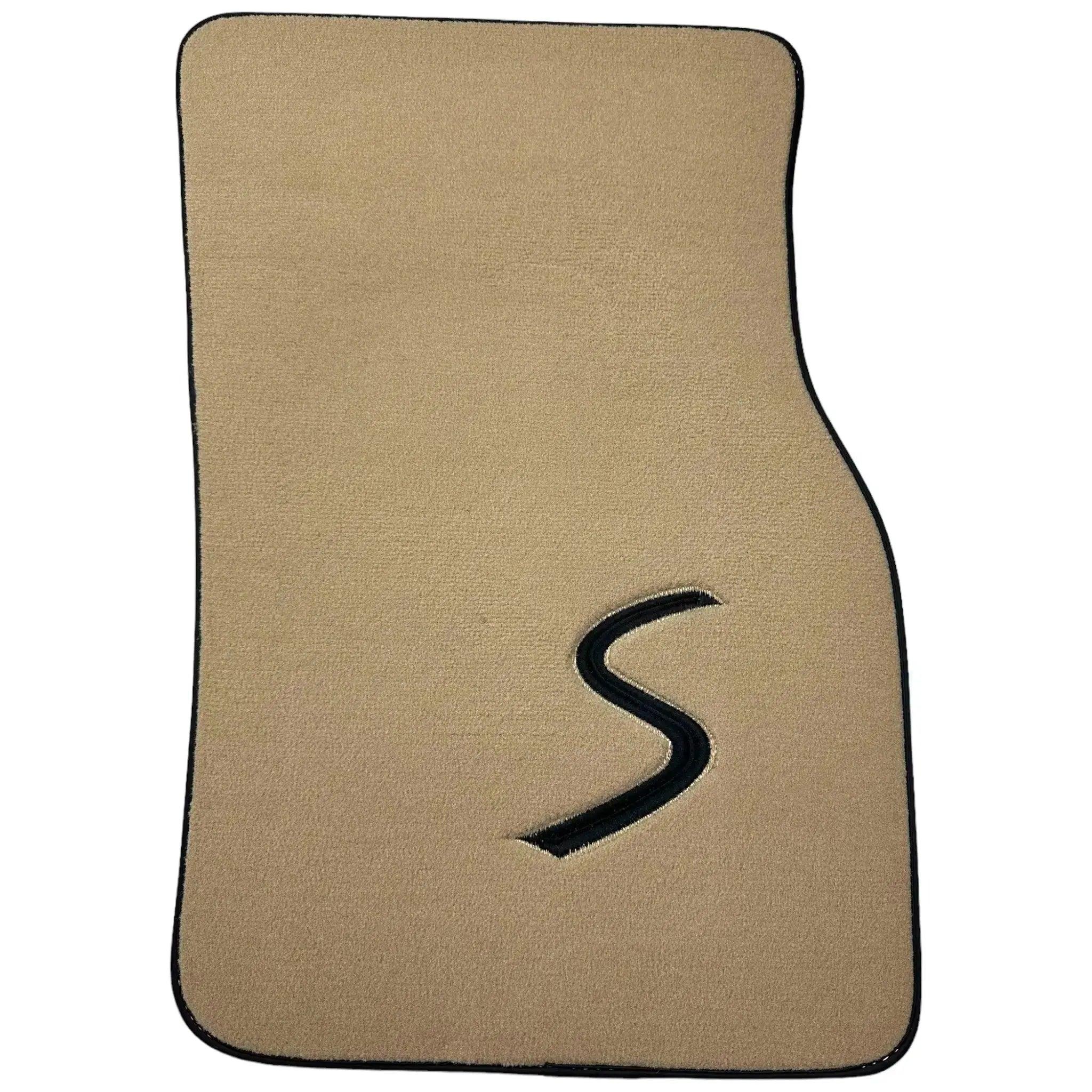 Beige Floor Mats for Mini Cooper / One R50 (2001-2007) - AutoWin