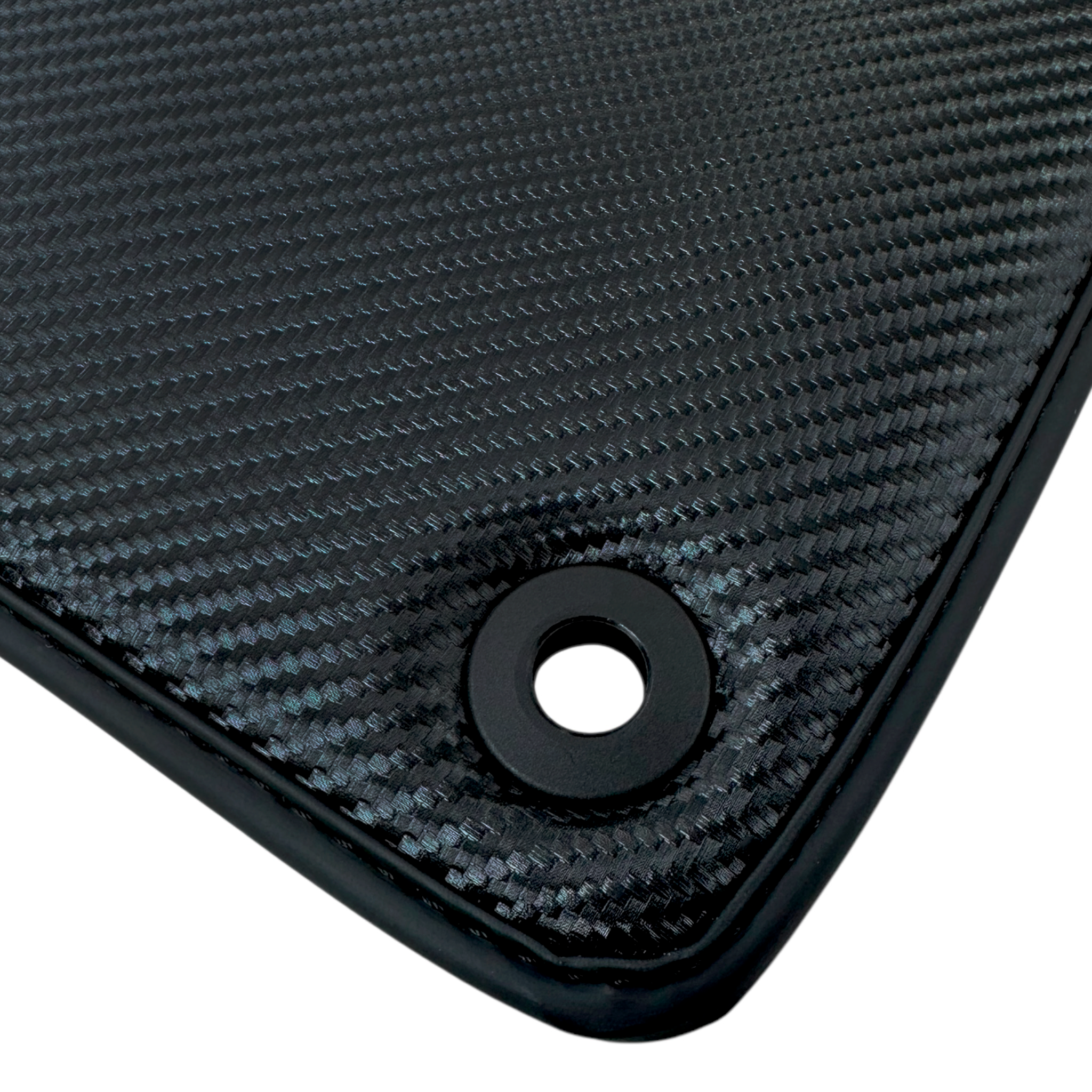 Black Carbon Fiber Floor Mats for Lamborghini Aventador