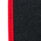 Red Floor Mats for Chevrolet Corvette C7 Targa Top (2014-2019)