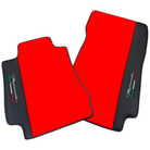 Red Floor Mats for Alfa Romeo Giulia Performante (1962-1978) with Leather