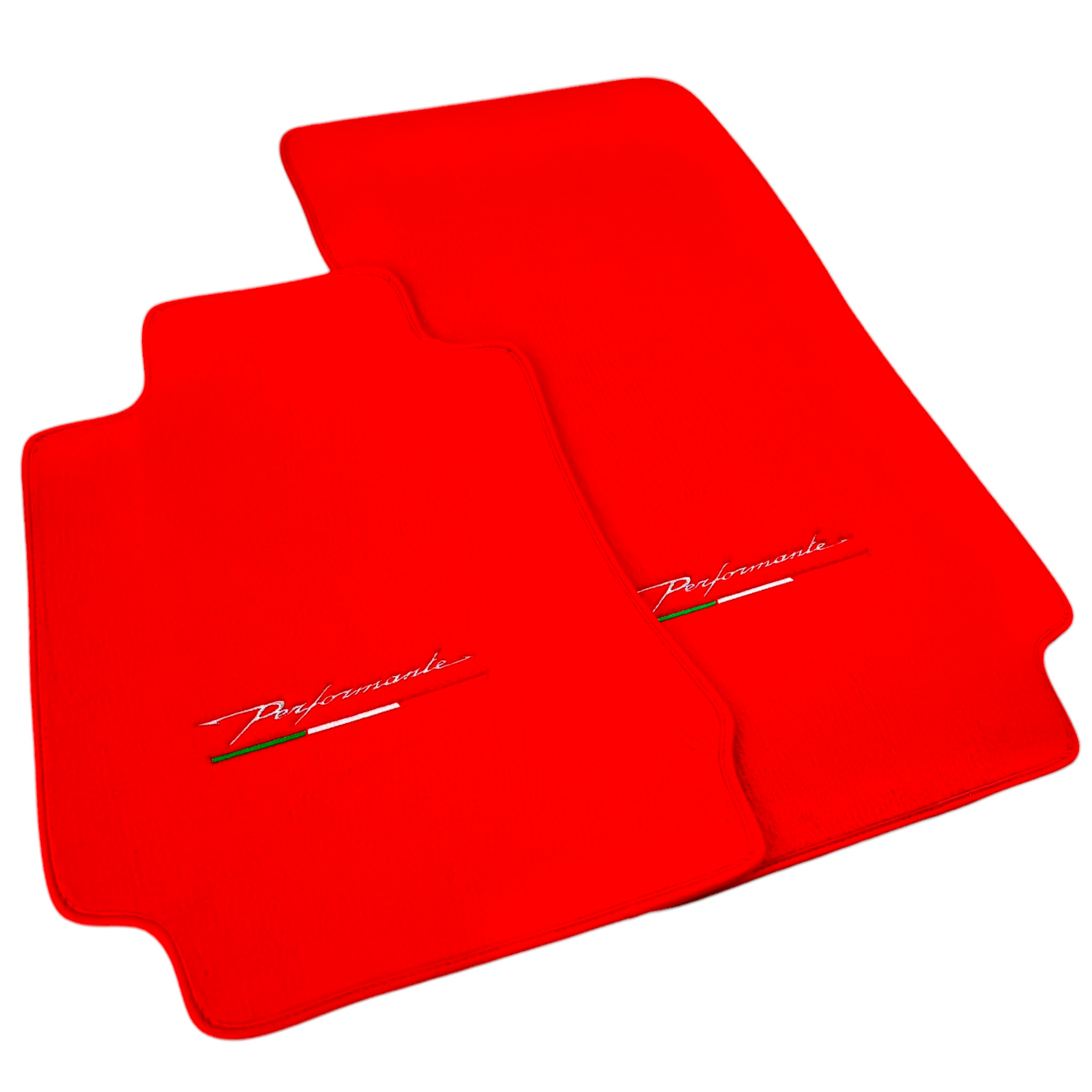 Red Floor Mats for Alfa Romeo Spider (1966-1993) - AutoWin