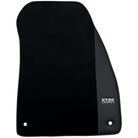 ER56 Design Black Floor Mats for Jeep Cherokee KJ (2002-2007) with Leather - AutoWin