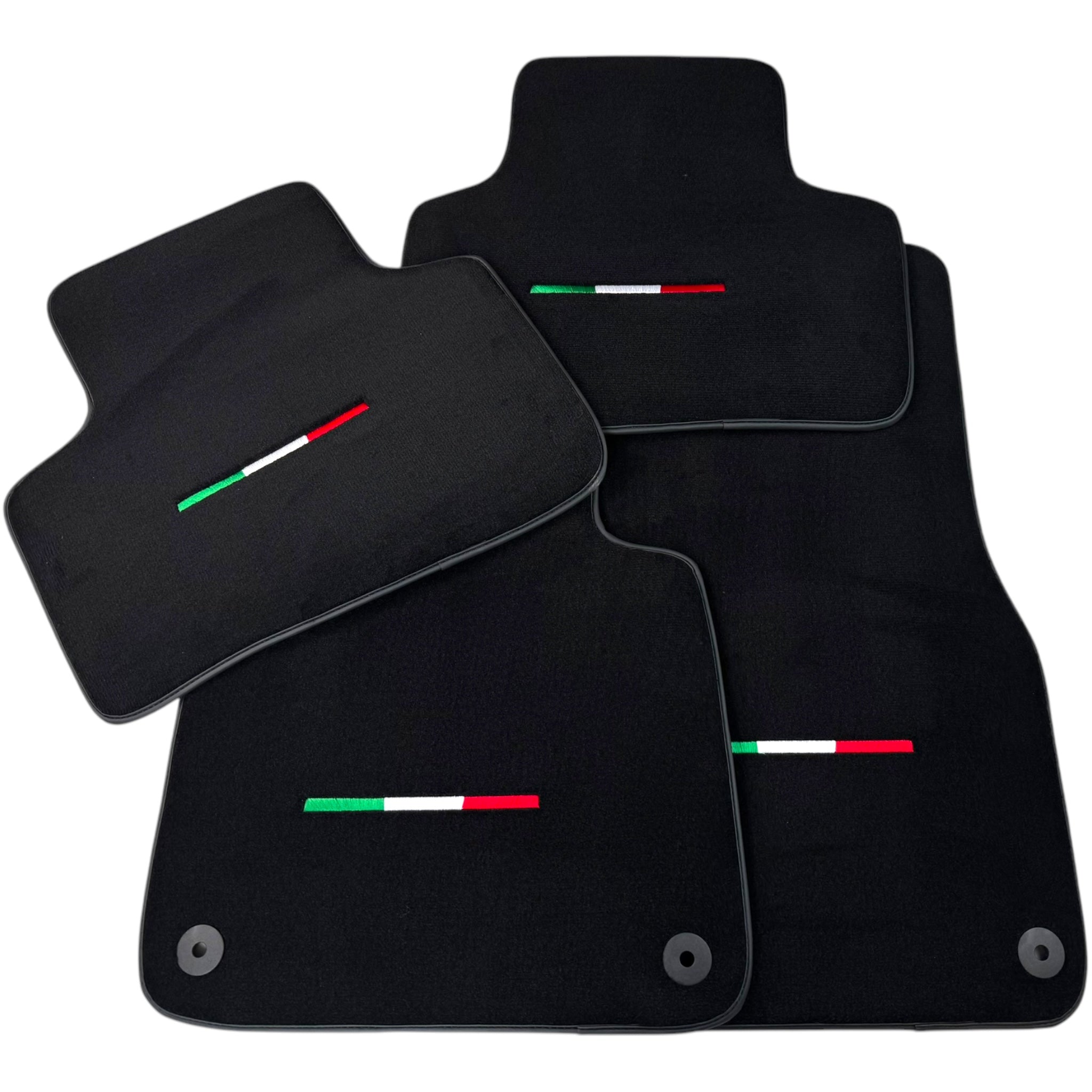 Black Floor Mats for Maserati Grecale | Italian Edition