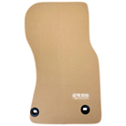 Beige Floor Mats for Jaguar F-Pace (2021-2024) Plug-in Hybrid by ER56 Design