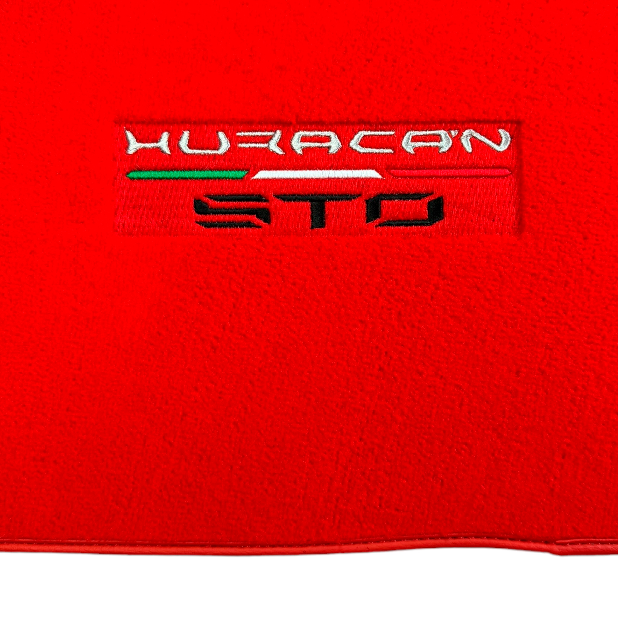 Red Color Floor Mats for Lamborghini Huracan STO