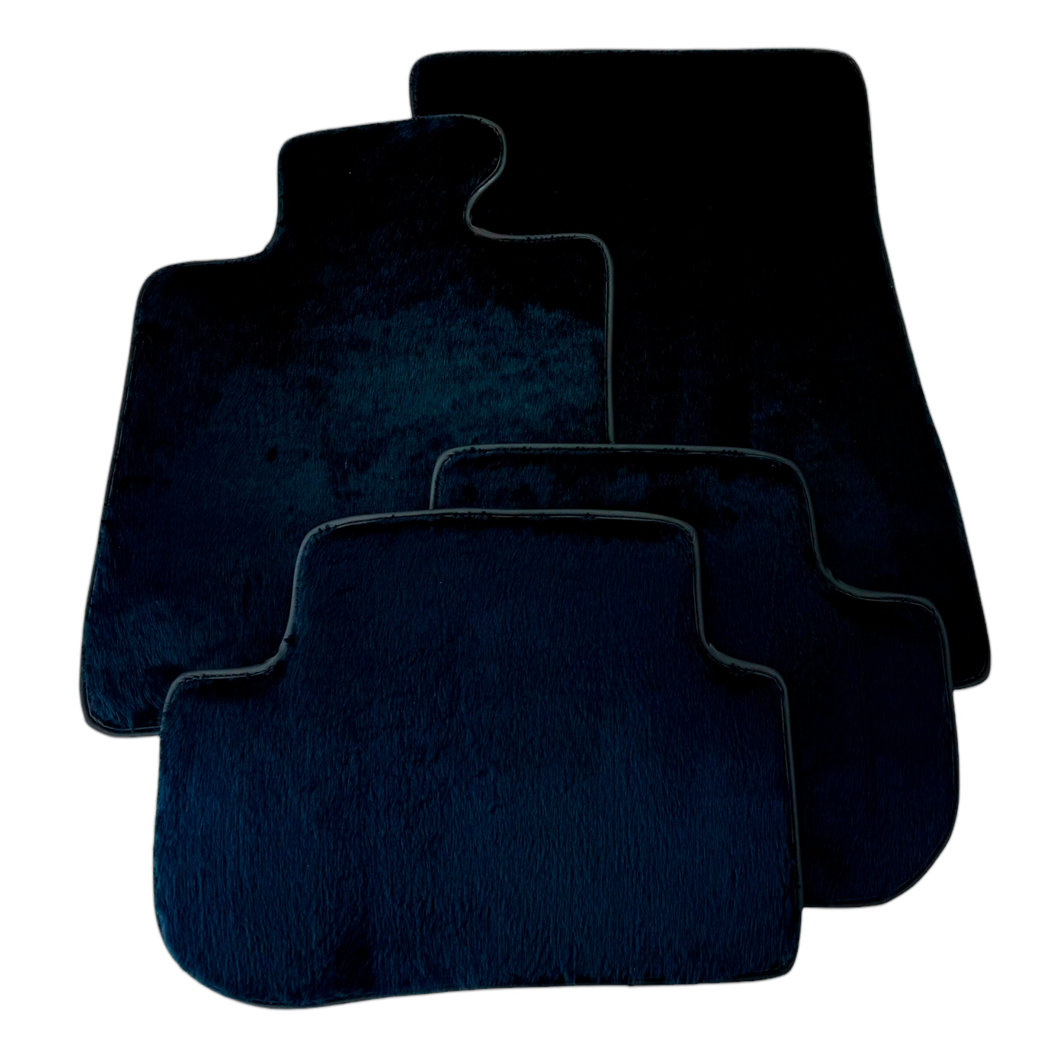 Dark Blue Sheepskin Floor Mats for Rolls-Royce Cullinan (2018-2023)