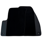 Black Floor Mats for Chevrolet Orlando 7-Seater (2011-2014) with Leather | AutoWin - AutoWin