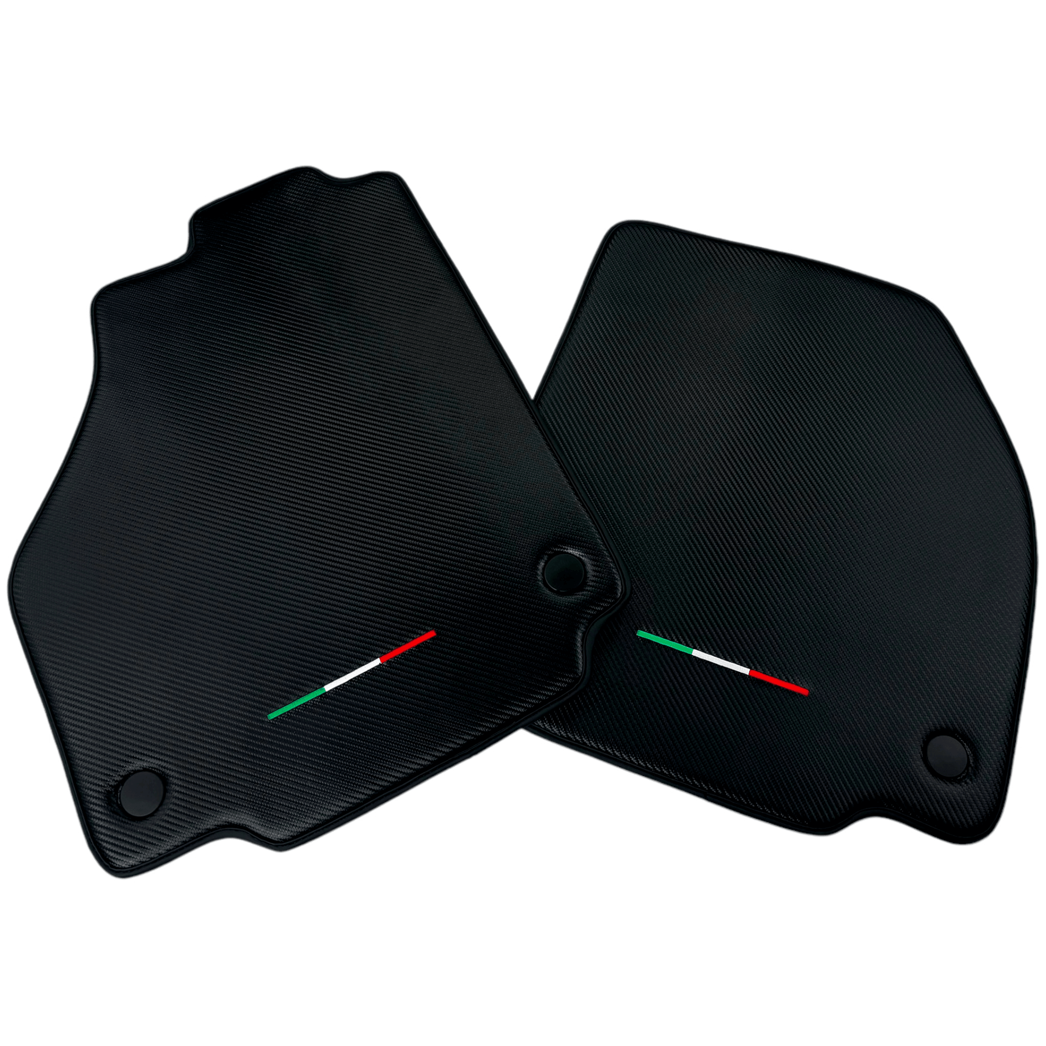 Floor Mats For Ferrari 488 Pista Spider Carbon Fiber AutoWin Brand Italian Edition