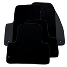 Black Floor Mats for Chevrolet Malibu Sedan (2016-2024) with Leather | AutoWin - AutoWin