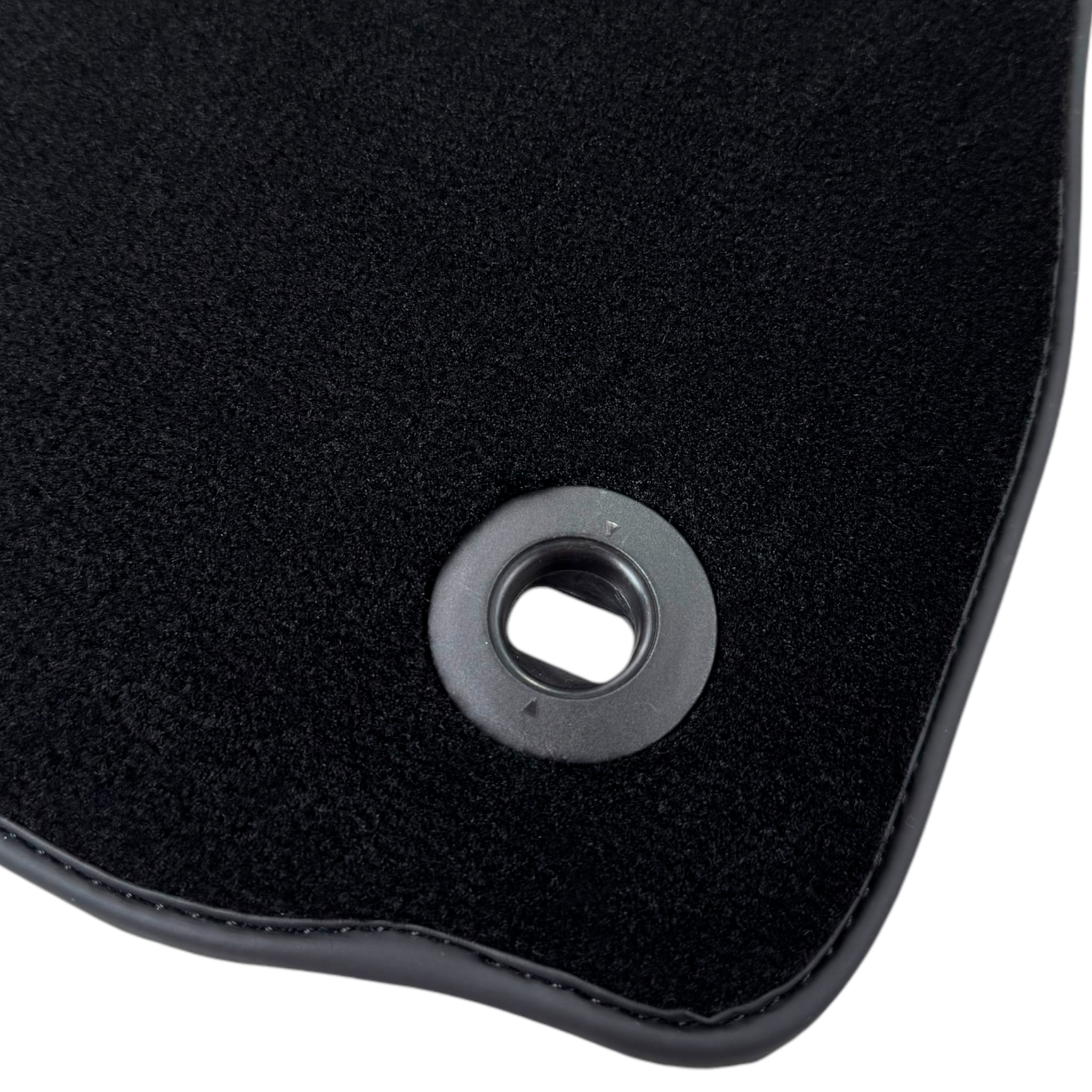 Black Floor Mats for Jaguar F-Type (2020-2024) with Leather - AutoWin