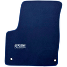 Dark Blue Floor Mats for Chevrolet TrailBlazer EXT (2003-2005) by ER56 Design