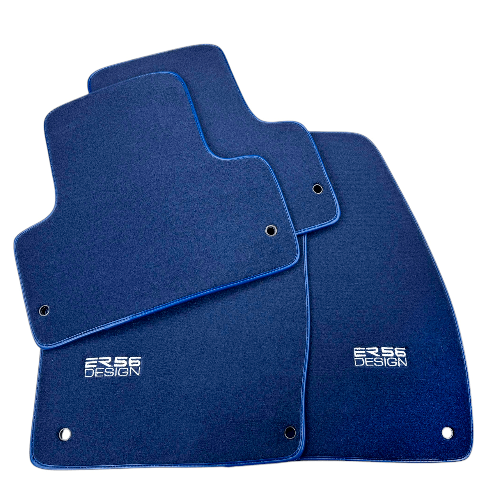 Dark Blue Floor Mats for Lincoln Town Car (1980-2011) by ER56 Design