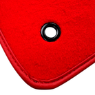 Red Floor Mats for Jeep Renegade (2014-2018) Distance Fixing Points Co-Driver 18 cm by ER56 Design