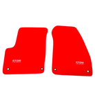 Red Floor Mats for Chevrolet Camaro Fifth Generation (2010-2015) by ER56 Design - AutoWin