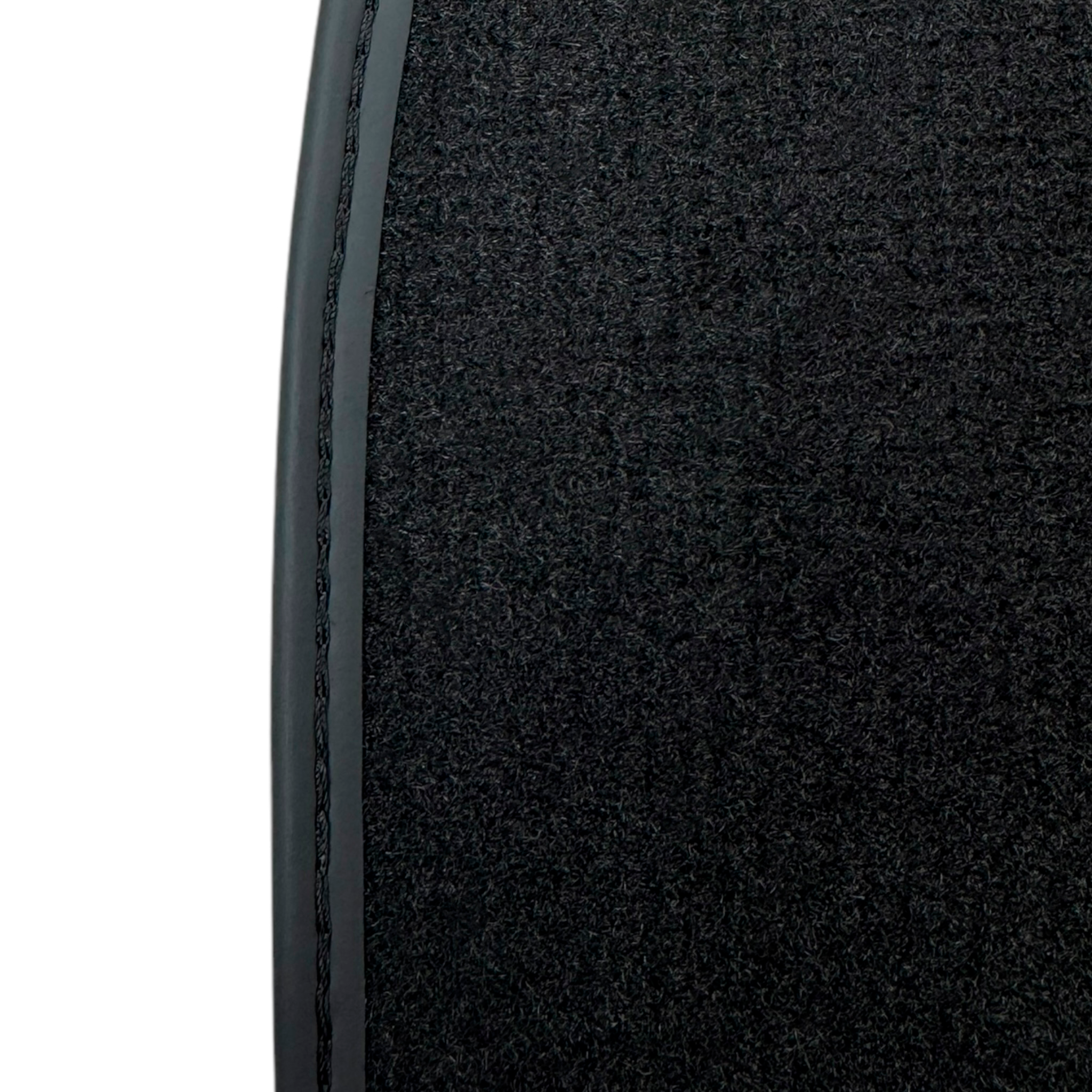 Black Floor Mats for Jaguar XJ (2003-2007) with Leather - AutoWin