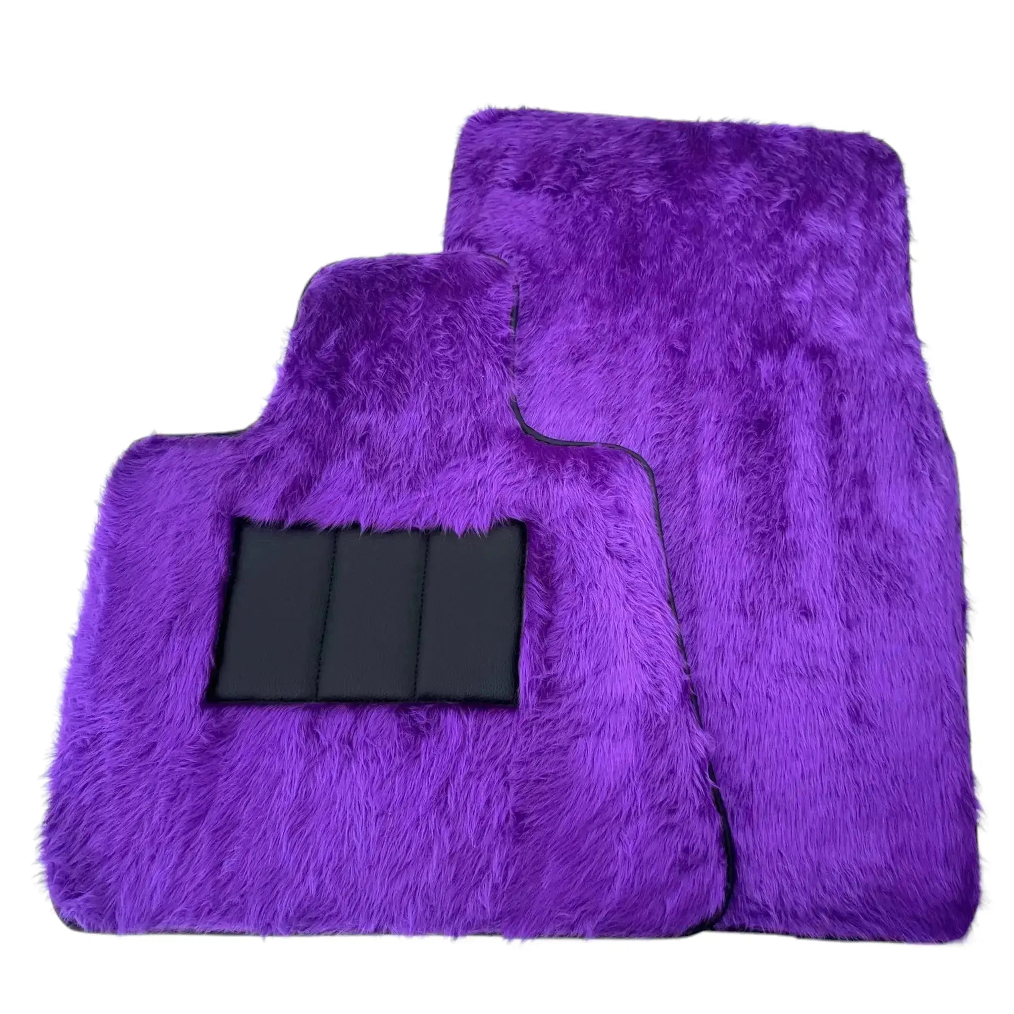 Purple Sheepskin Floor Mats for Rolls-Royce Cullinan (2018-2023)