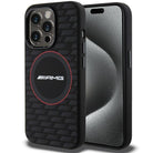 AMG Silicone Carbon Pattern MagSafe Hardcase for iPhone 15 Pro 6.1"