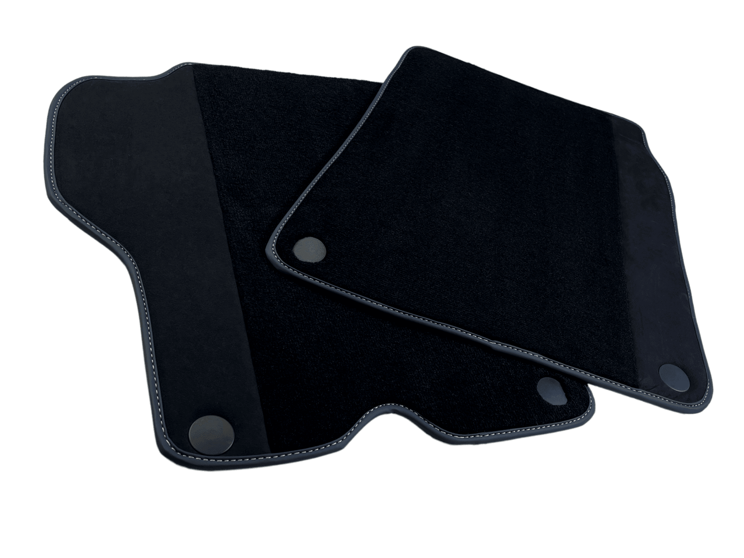 Custom Black Floor Mats For Ferrari California 2008-2014 With Alcantara - AutoWin