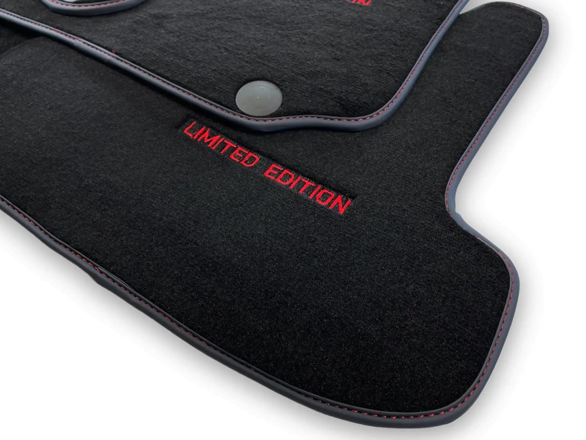 Black Floor Mats For Mercedes Benz E-Class W124 Sedan (1985-1995) | Limited Edition - AutoWin