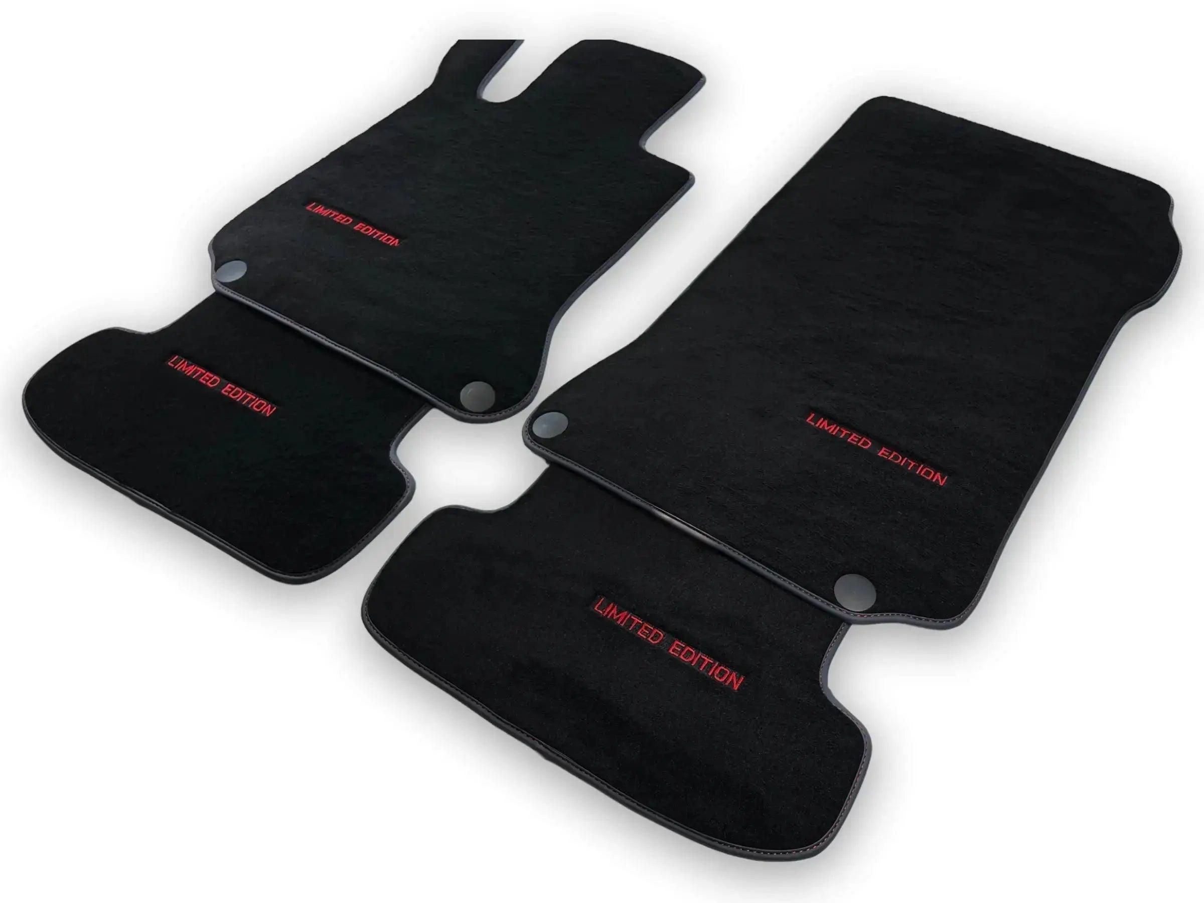 Black Floor Mats For Mercedes Benz E-Class W211 Sedan (2002-2009) | Limited Edition - AutoWin