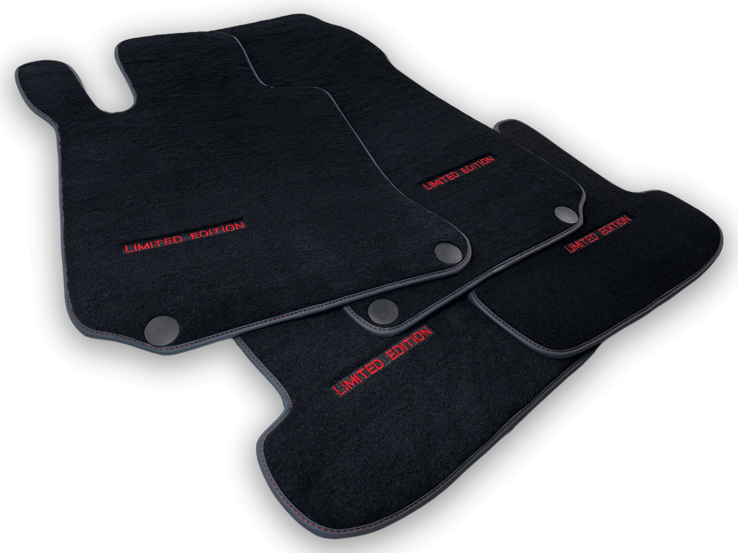 Black Floor Mats For Mercedes Benz A-Class W177 Hybrid (2019-2023) | Limited Edition