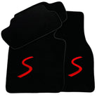 Black Floor Mats for Mini Cooper / One R53 (2001-2007) Cooper S