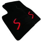 Black Floor Mats for Mini Cooper / One R53 (2001-2007) Cooper S